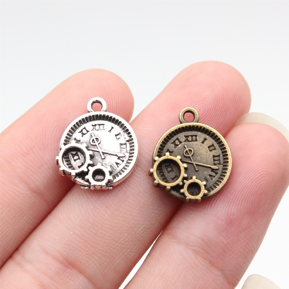 Vintage Fashion Words - WYSIWYG 10 Buah 16X14Mm 2 Warna