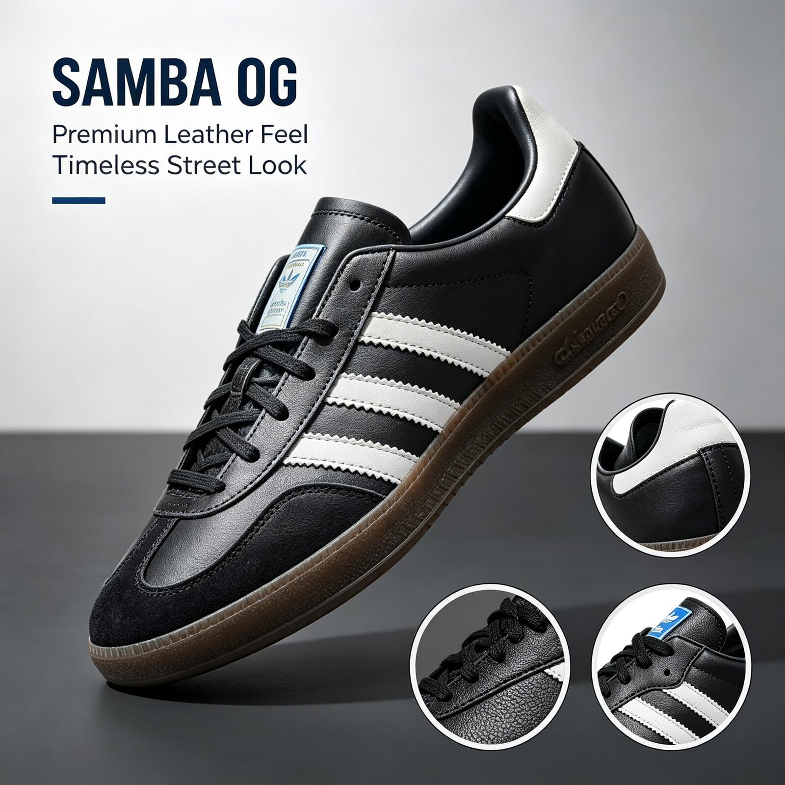 Adidas Shoes Samba - Sepatu Unisex Adidas SAMBA OG B75807