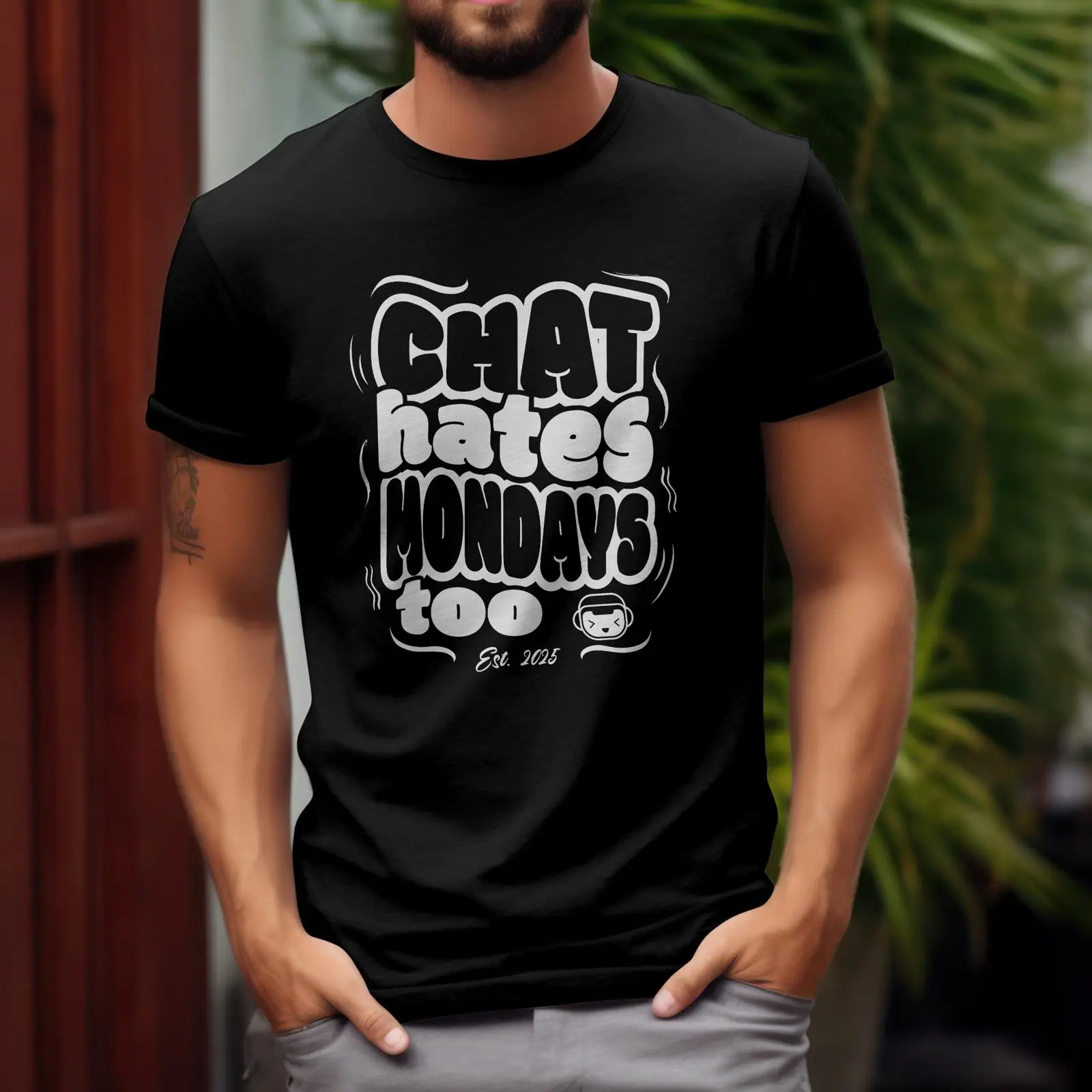 Vintage Fashion Influencer - Kaos AI dengan desain lucu bertema