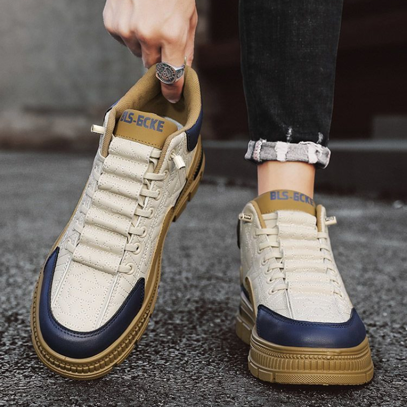 Vintage Fashion For Mens - Sepatu Boots Pria Slip-On Platform Musim