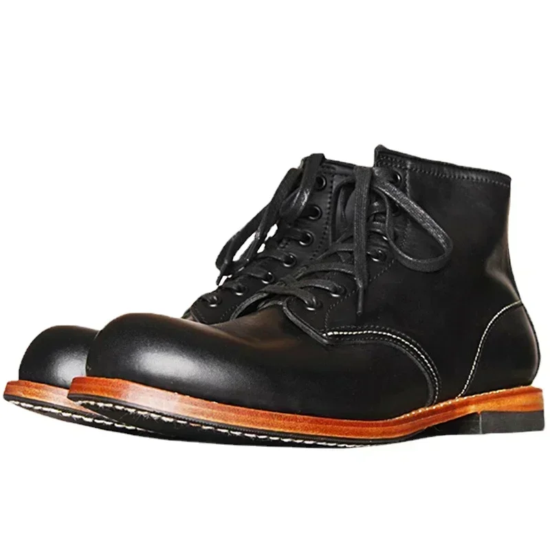 Vintage Fashion For Mens - Vintage pria Goodyear bot kulit asli