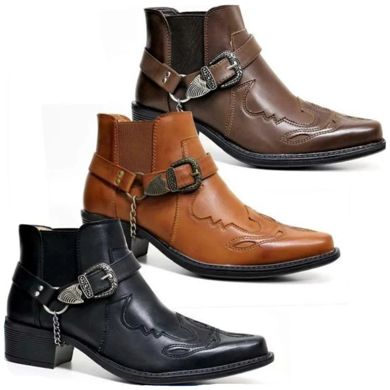 Vintage Fashion For Mens - Sepatu Boots Kulit Vintage Pria 2026,