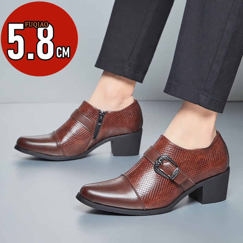 Sepatu Kulit Hak Tinggi Pria G - Vintage Fashion Patterns ulasan dan harga
