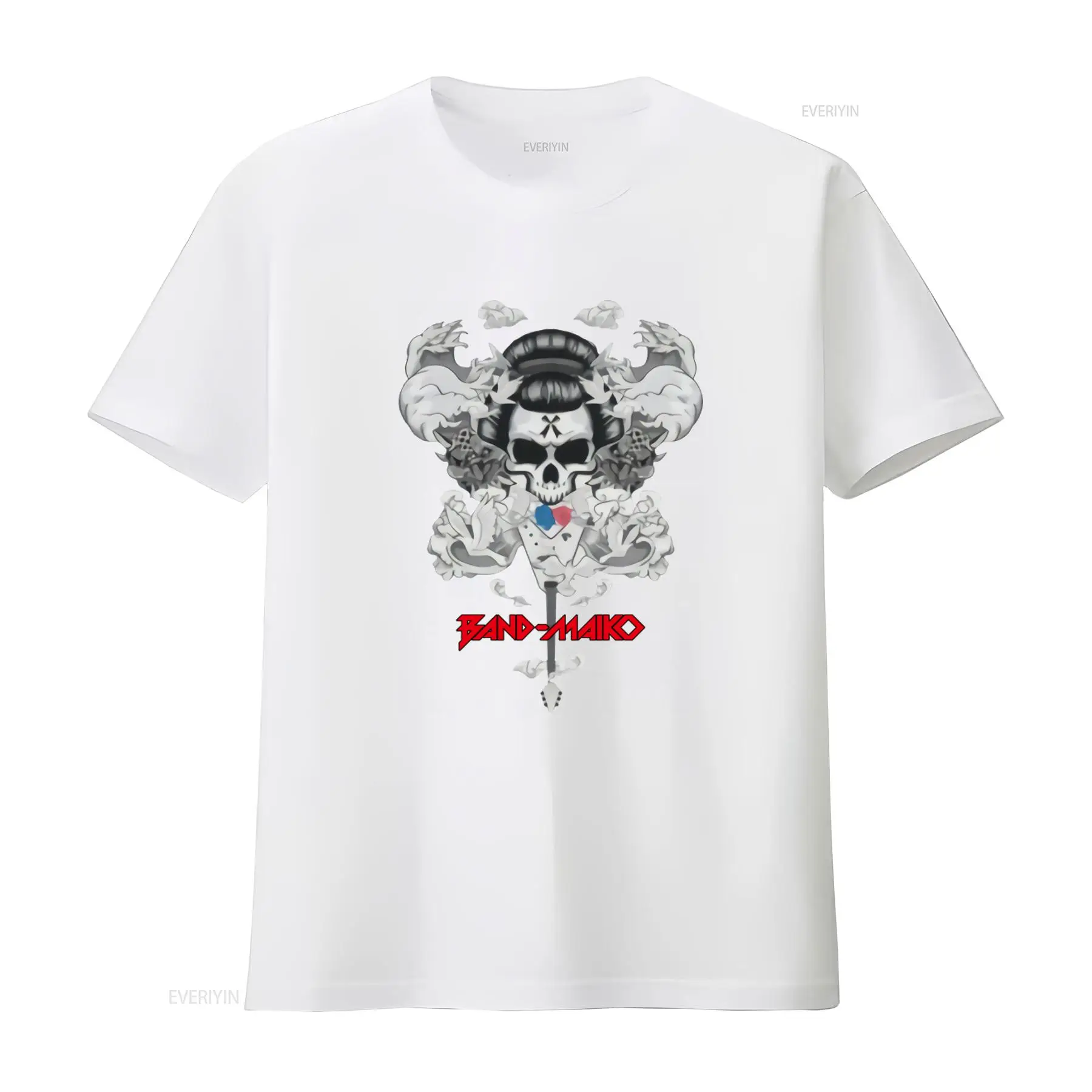 Kaos Klasik Desain Tengkorak B - Vintage Fashion Buyer ulasan dan harga