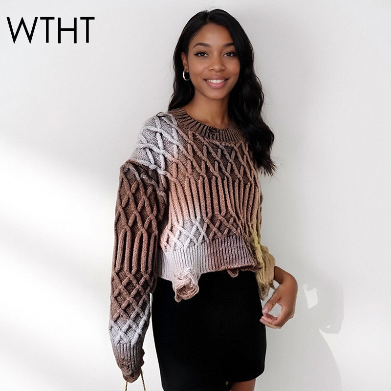 WTHT Sweater Rajut Longgar Wan - Vintage Fashion Influencer ulasan dan harga