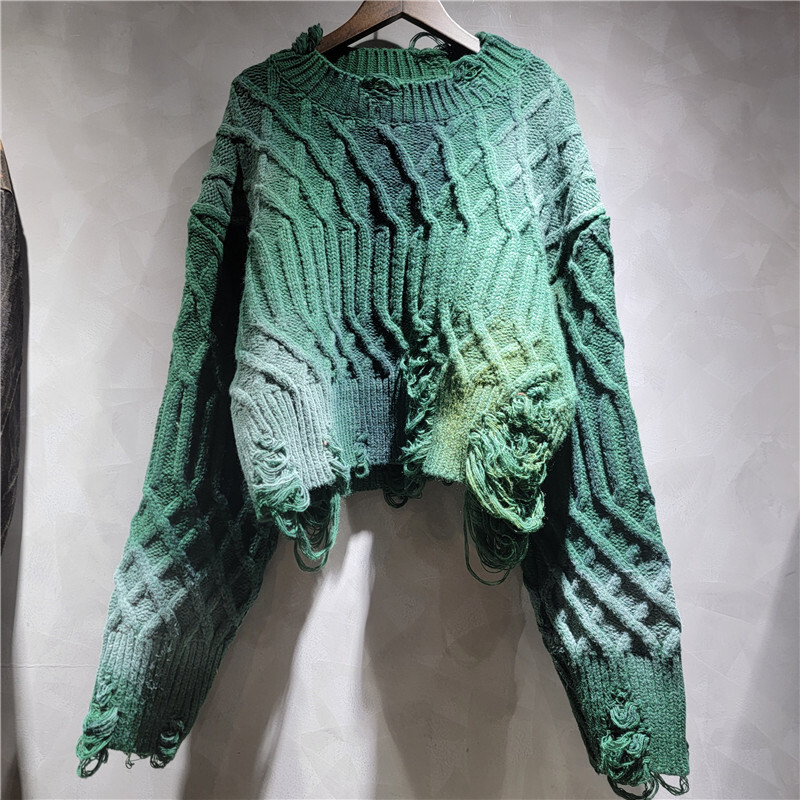 WTHT Sweater Rajut Longgar Wan - Vintage Fashion Influencer ulasan dan harga