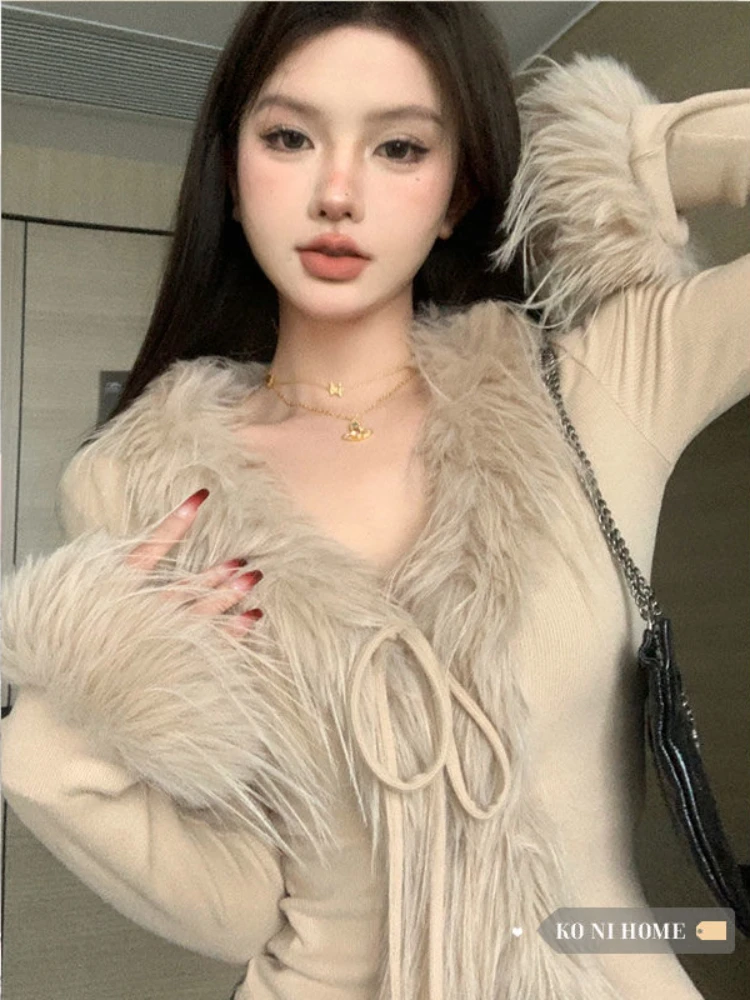 Sweter rajutan ramping elegan  - Vintage Fashion Old Money ulasan dan harga