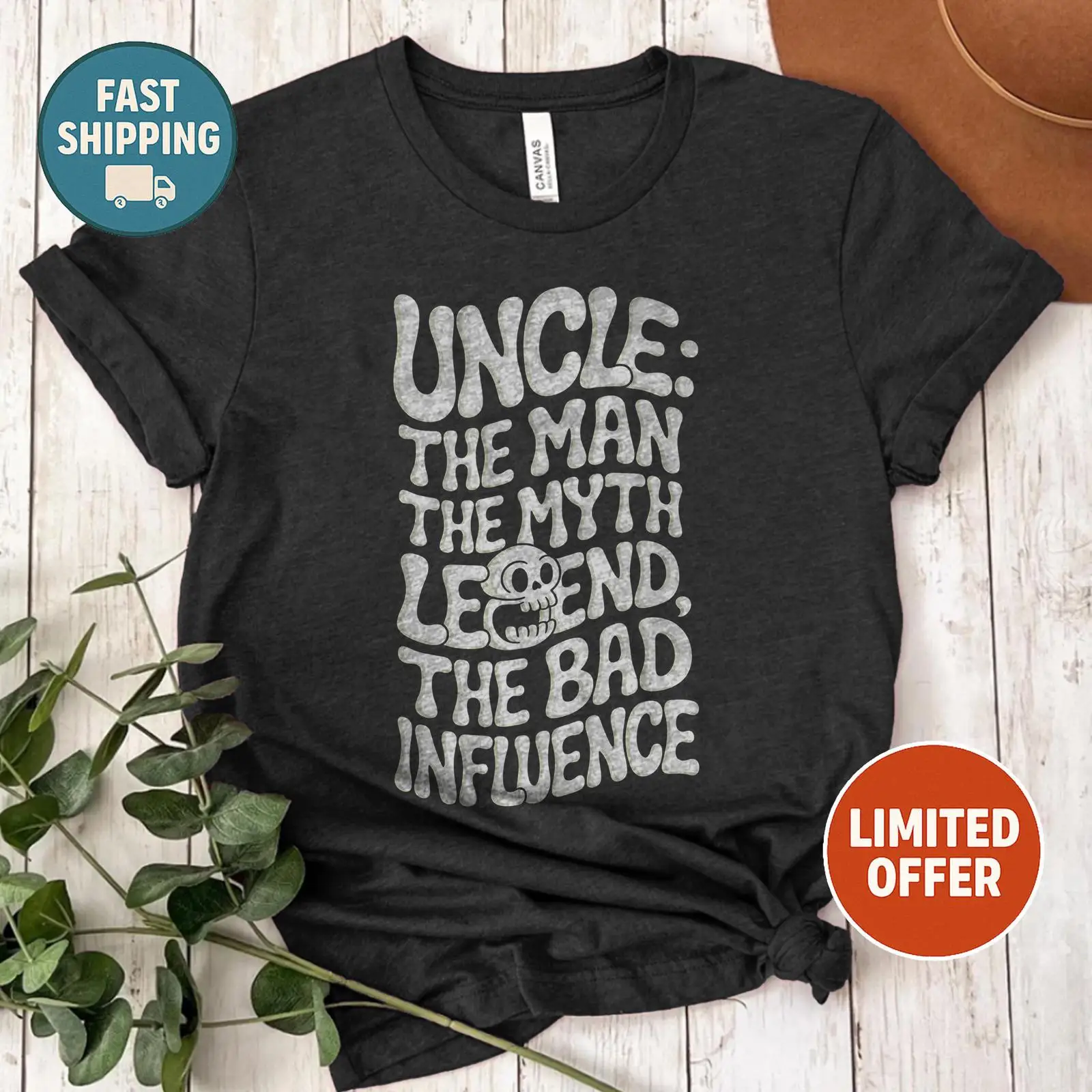Kaos Uncle The Man Myth Legend - Vintage Fashion Influencer ulasan dan harga