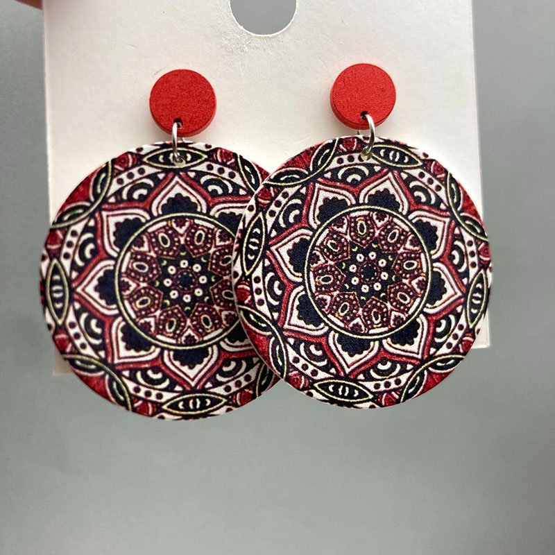 Anting-anting menjuntai bermot - Vintage Fashion Illustrations ulasan dan harga