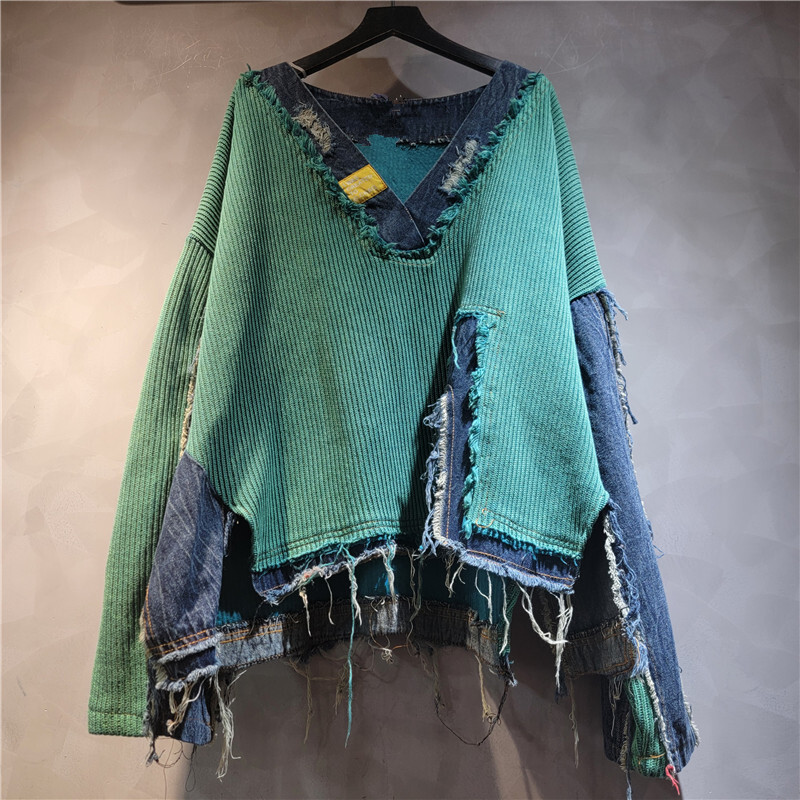 WTHT Fashion Sweater Vintage D - Vintage Fashion Influencer ulasan dan harga
