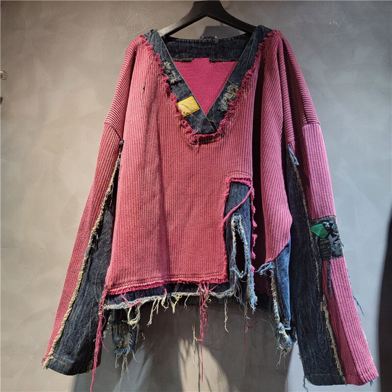 WTHT Fashion Sweater Vintage D - Vintage Fashion Influencer ulasan dan harga