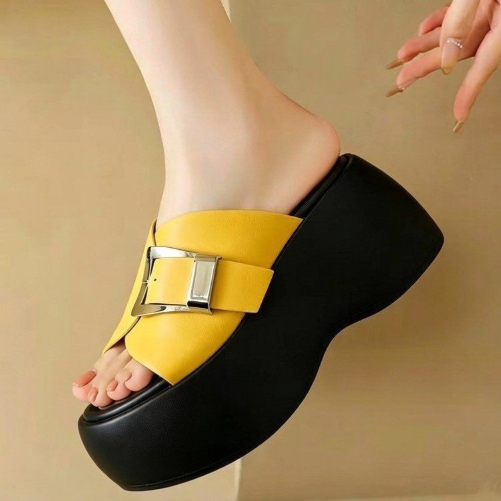 Sandal Wanita Model Platform R - Vintage Fashion Wear ulasan dan harga