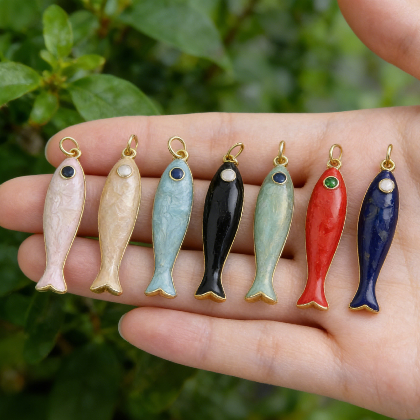 1 Buah Liontin Ikan Kecil Panj - Vintage Fashion Words ulasan dan harga