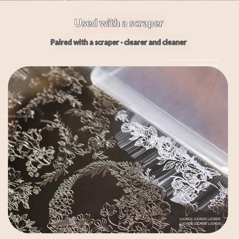 Plat Stamping Nail Art Motif B - Vintage Fashion Illustrations ulasan dan harga