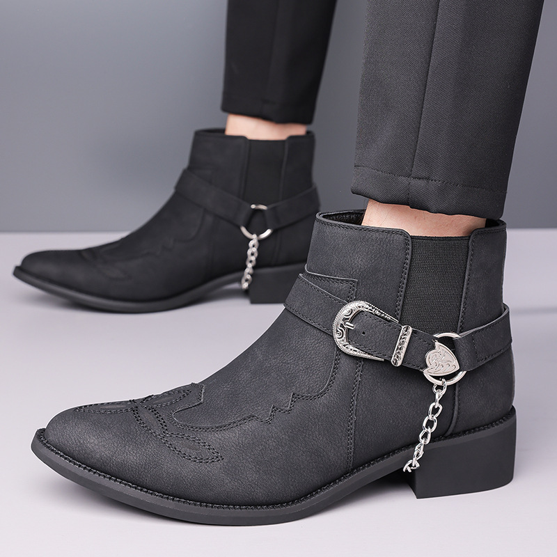 Sepatu Bot Koboi Vintage Pria  - Vintage Fashion For Mens ulasan dan harga