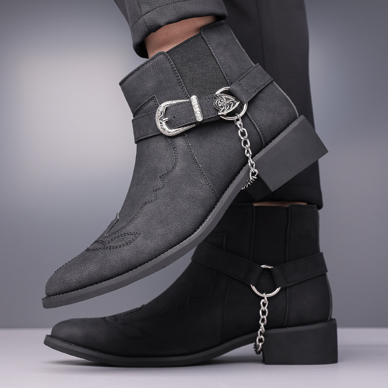 Sepatu Bot Koboi Vintage Pria  - Vintage Fashion For Mens ulasan dan harga