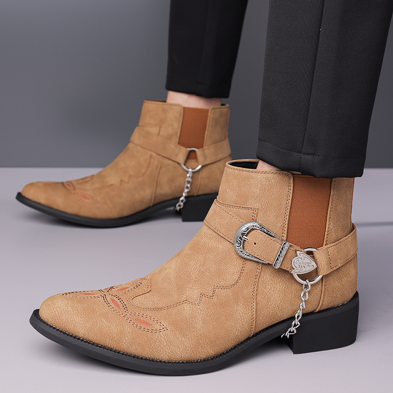 Sepatu Bot Koboi Vintage Pria  - Vintage Fashion For Mens ulasan dan harga