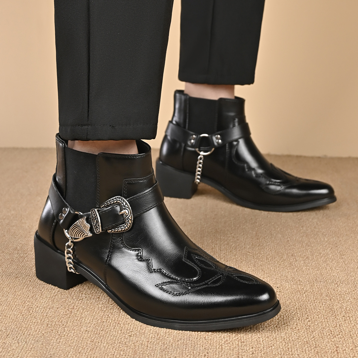 Sepatu Boots Kulit Vintage Pri - Vintage Fashion For Mens ulasan dan harga